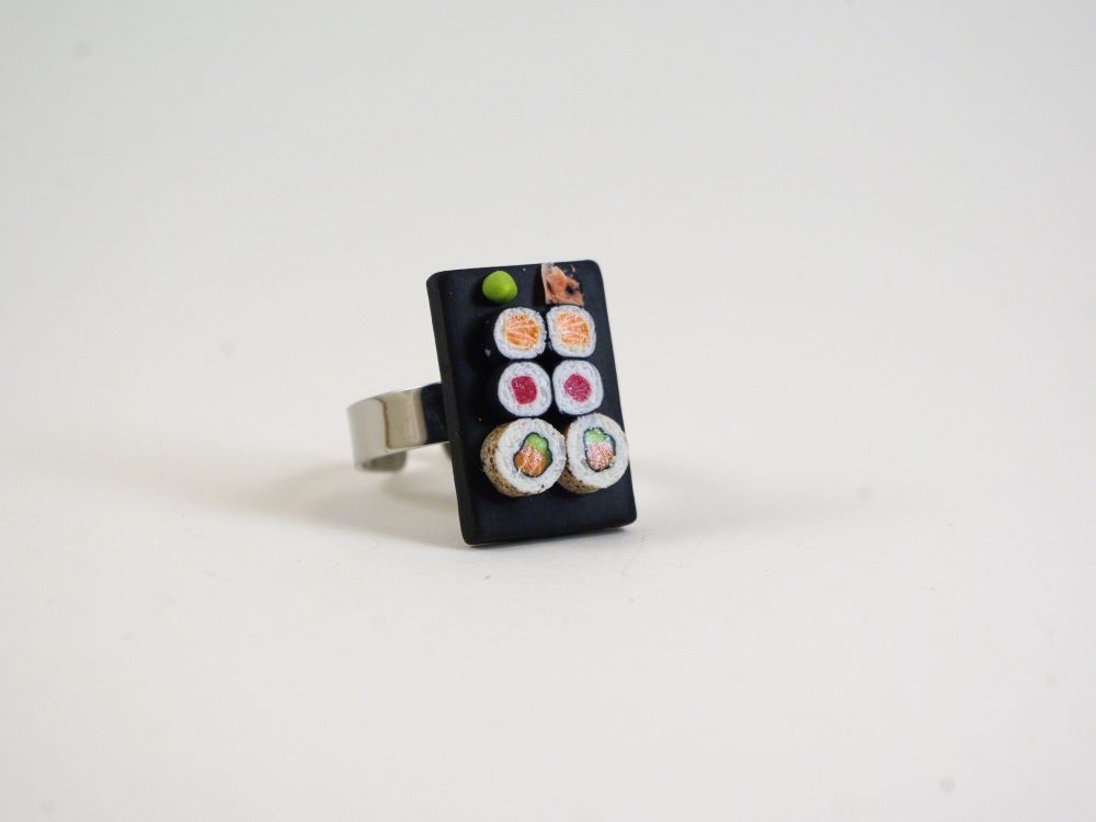 Bague fantaisie sushis