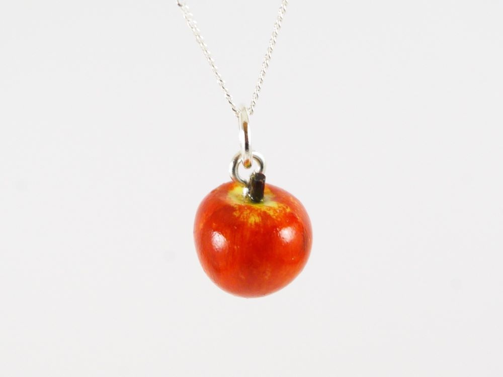 pomme miniature collier