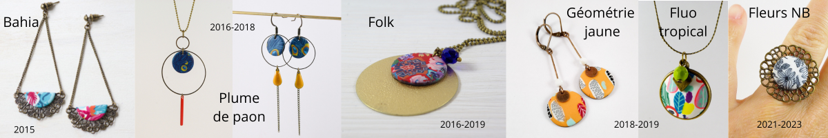 Collection bijoux polymère symphonie