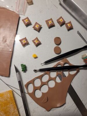 Travail en cours bijoux bretons