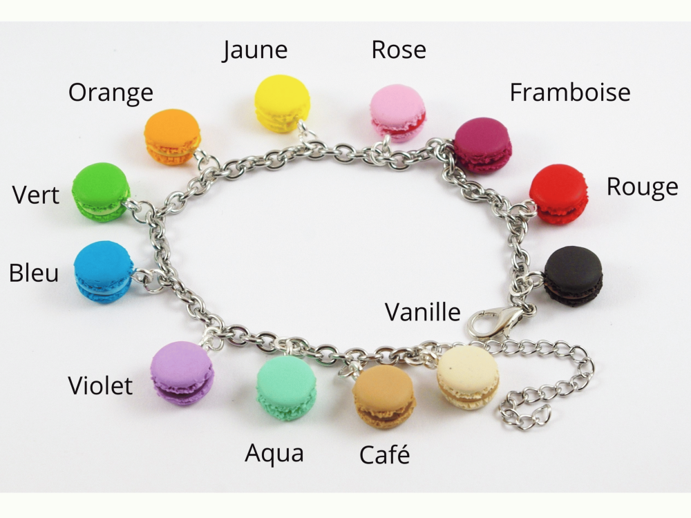 Choix de couleur de macarons